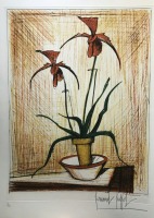 Картины - Бернард Баффет. Орхидеи