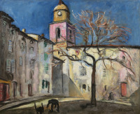 Картины - Шарль Камуан, Площадь Ормо в Сен-Тропе