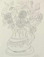 Картины - Анри Матисс, Натюрморт Цветы в вазе