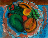 Картины - Рауль Дюфи, Натюрморт Ваза  с фруктами