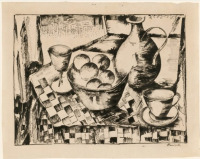 Картины - Морис де Вламинк, Натюрморт с фруктами в вазе