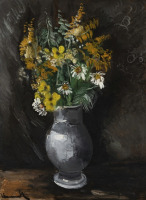 Картины - Морис де Вламинк, Букет жёлтых цветов