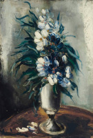 Картины - Морис де Вламинк, Ваза с цветами