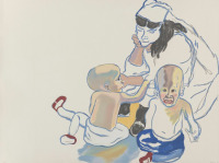 Картины - Элис Нил, Мать и дитя, II
