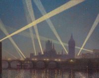 Картины - Клод Фрэнсис Барри, Лондон в военное время: Ноктюрн