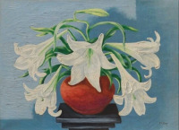 Картины - Моше Кислинг, Ваза с лилиями