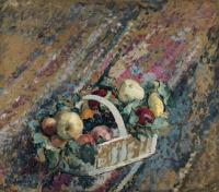Картины - Анри Лебаск, Корзина с фруктами