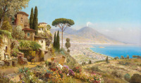 Картины - Алоиз Арнеггер, Неаполитанский залив