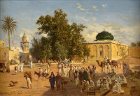 Картины - Ганс Людвиг Фишер, Бер-дар-Эль в Тунисе