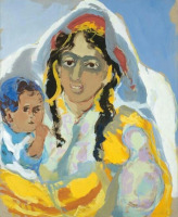 Картины - Эммануэль Мане-Кац, Мать и дитя