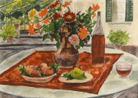 Картины - Андре Дюнуа де Сегонзак, Композиция с букетом цветов