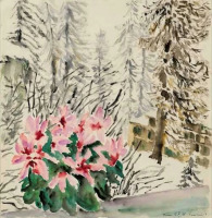 Картины - Поль Камениш, Зима во Флайме