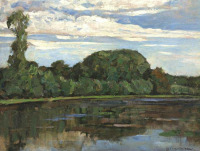 Картины - Пит Мондриан, Ферма Гейнруст с одиноким деревом