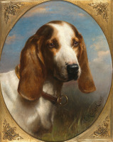 Картины - Карл Рейхерт, Охотничья собака