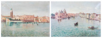 Картины - Альберто Просдочими. Два вида Венеции