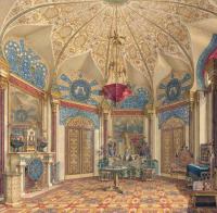 Картины - Григорий Чернецов. Испанская комната в Зимнем Дворце