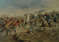 Картины - Фрэнк Феллер. Атака Седьмого кавалерийского полка