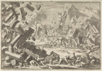 Картины - Землетрясение в Рагузе в 1667 году