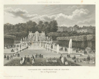 Картины - Вид на фонтаны в замке Сен-Клу