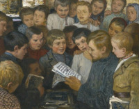 Картины - Николай Богданов-Бельский. Сельская школа