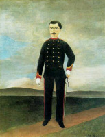 Картины - Анри Руссо. Мужской портрет Фрумс Биш в военной форме