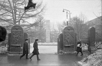 Тула - Тула, Тула, Тула - я, Тула - Родина моя! Вход на кладбище коммунаров. Улица Коммунаров в 1967 году.
