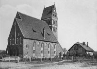 Калининградская область - Gross Lenkenau. Kirche von Suedwesten.
