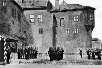 Калининград - Смена караула на Замковой площади Кёнигсберга 1908 год