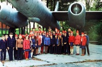 Калининград - Пионеры с лётчиком-героем Советского Союза