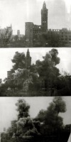 Калининград - Начало уничтожения Королевского замка. Взрыв главной башни.