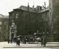 Калининград - Кёнигсберг. Вид на главный вход в восточной части Королевского замка с Монетной площади (нем. M?nzplatz).