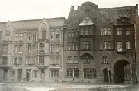Калининград - Вид на жилое здание знаменитой Кройц-аптеки на улице Фрунзе.