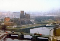 Калининград - Калининградское туманное утро. Вид на Кафедральный собор на острове Кнайпхоф