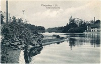Калининград - Кёнигсберг. Мост на Замковом пруду ( Schlossteichbruecke)