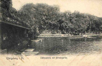 Калининград - Koenigsberg. Schlossteich mit Boersengarten.