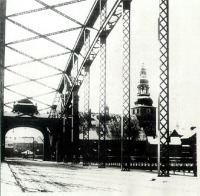 Советск - Вид на Deutschordenskirche с моста Королевы Луизы.