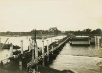 Советск - Тильзит. Строительство моста Королевы Луизы. Фото 21 октября 1905 года.