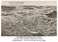 Черняховск - Ситуационный военный план города Инстербурга и окрестностей