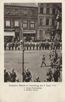 Черняховск - Insterburg. Russische Parade am 5. Sept. 1914