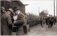 Балтийск - Пауль фон Гинденбург на смотре войск в Пиллау - Балтийск.