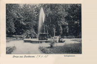 Гусев - Gumbinnen. Springbrunnen.