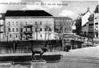 Гусев - Gumbinnen. Friedrich-Wilhelm-Platz mit blick auf alte Regierung.