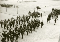 Багратионовск - Preussisch Eylau, Infanterie-Kaserne, Aufmarsch zur grossen Parade