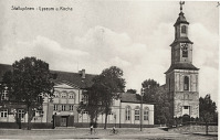 Нестеров - Stallupoenen. Lyzeum (Luisenschule) und Ev. Stadtkirche.