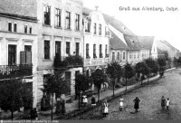 Правдинск - Buergerhaeuser am Markt 1900—1914, Россия, Калининградская область, Правдинск