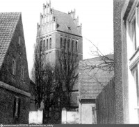 Правдинск - Blick durch die Kirchengasse 1900—1945, Россия, Калининградская область, Правдинск