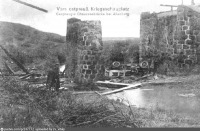 Правдинск - Gesprengte Omet Bruecke 1914, Россия, Калининградская область, Правдинск