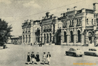 Калуга - Калуга - Российский город. Старый Калужский вокзал.  1958 год.