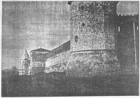 Зарайск - Юго-Восточная угловая башня и Южная стена Зарайского Кремля