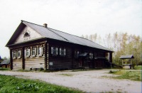Кострома - Дом в музее деревянного народного зодчества 1980 год.
